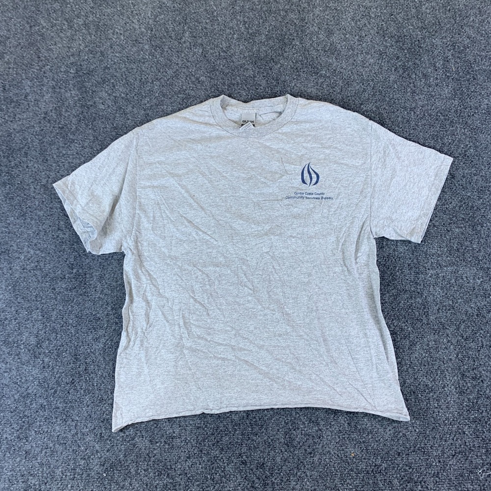 Gildan T-Shirt Mens M Heather Gray Making A Difference Today, Tomorrow & Always